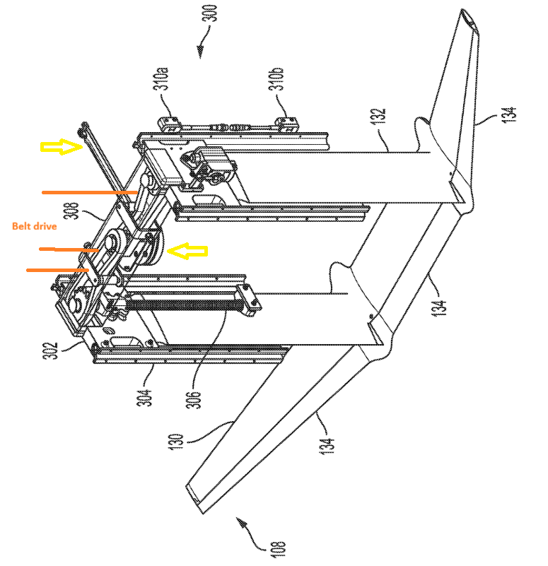 Regent's front hydrofoil mechanism.