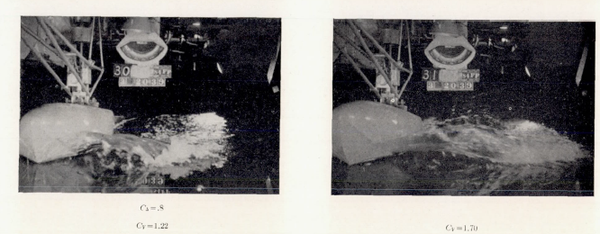 How the bow shape change causes spray.