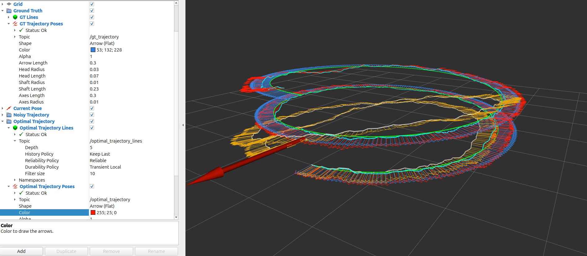 Obtaining Position from noisy gps and IMU - using Factor graph based optimization